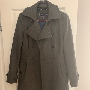 Tommy Hilfiger gray pea coat